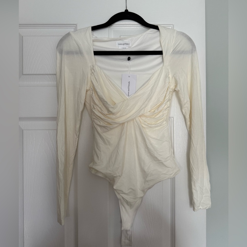 Lovers and Friends | Cream Bodysuit | small